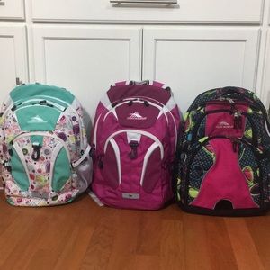 High Sierra backpacks
